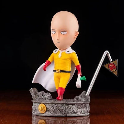 One Punch Man Anime Figure Saitama Version Q Buy Vegetables Interest  Action Figure Collection Model Dolls Toys Free Shipping