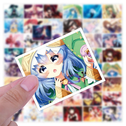 Cartoon Anime DATE A LIVE Stickers for Car Suitcase Guitar Laptop Phone Notebook DIY Decor Waterproof Sticker Toys Gifts