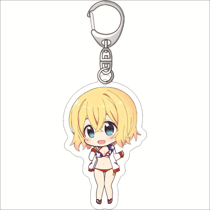 Rent A Girlfriend Keychain Anime Ichinose Chizuru Nanami Mami Sarashina Ruka Sakurasawa Sumi Cute Mold Acrylic Keyrings Jewelry