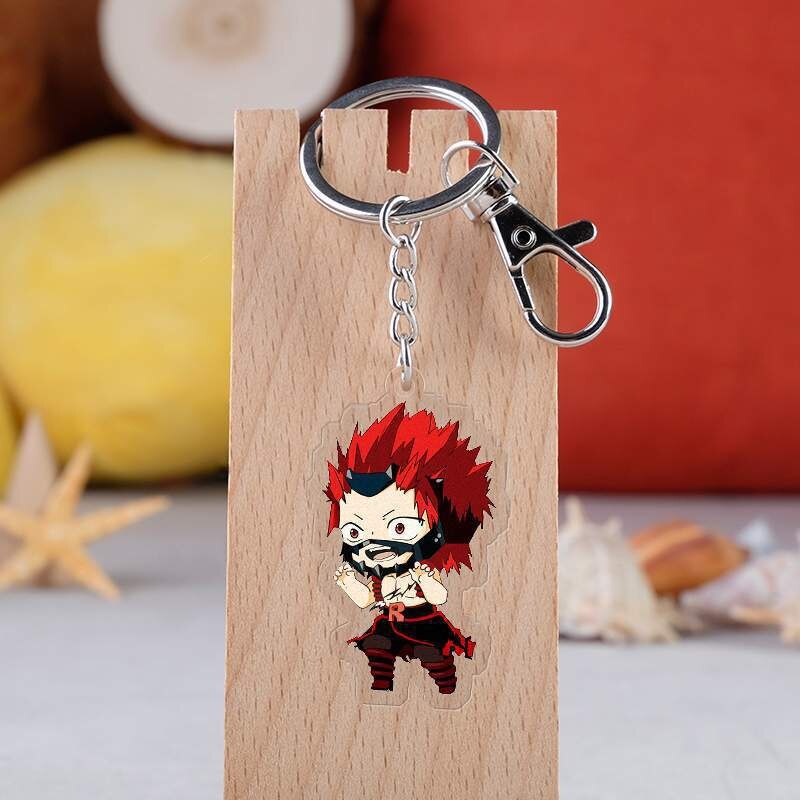 Keychain Anime Character My Hero Academia Deku Acrylic Keyring Japanese Cartoon Bag Handbag Gift For Student Comic Fans