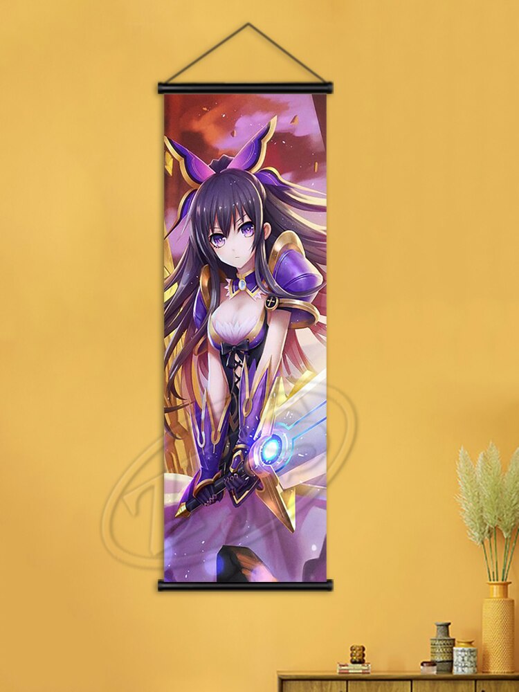 Classic Art Japanese Anime Poster Canvas Date a Live Painting HD Print Wall Home Cudros Hanging Scrolls Mural Bedroom Decoration