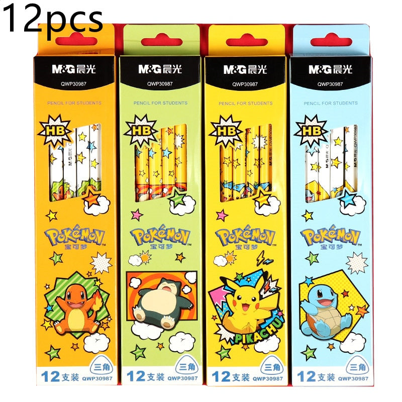 Pokemon Eevee Pikachu Eeveelution Notebook Stationary Set Cartoon Pencil Ruler Eraser Pencil Sharpener Notebook Set Student Gift