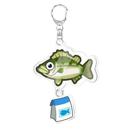 Game Animal Crossing Keychain Cartoon Animal Shaped Acrylic Pendant Keyring Fan Gift