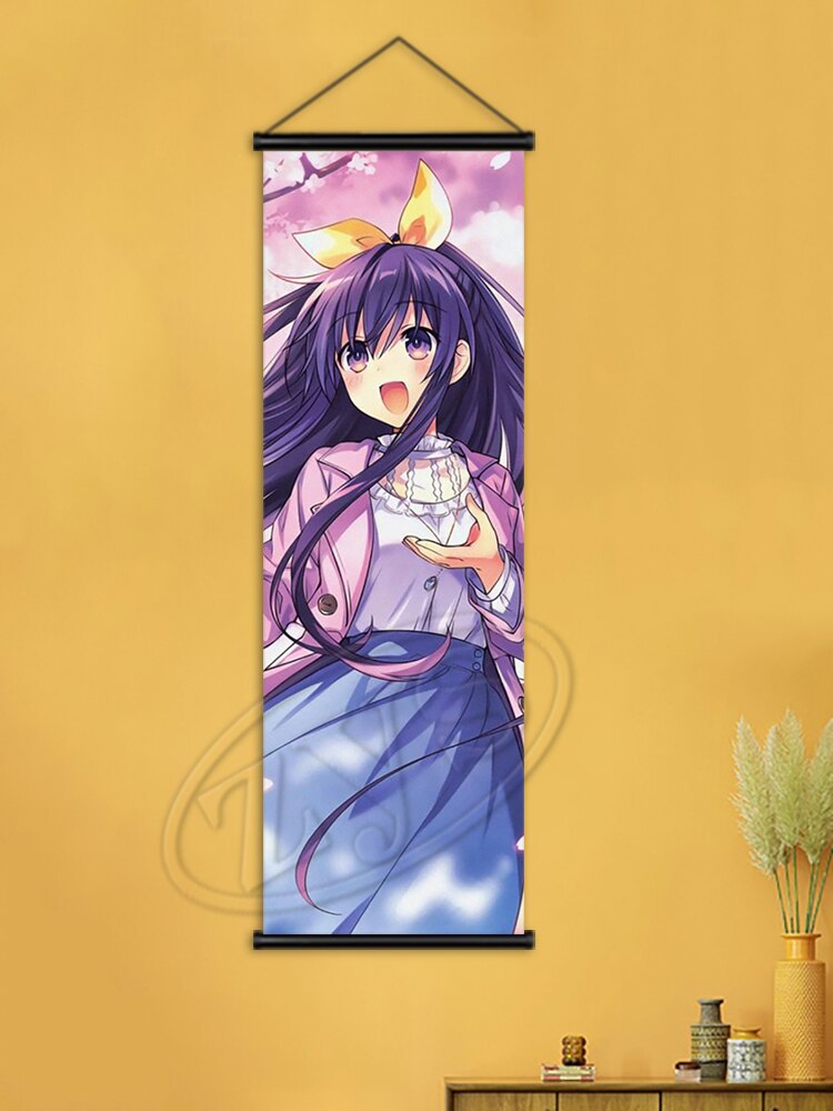 Classic Art Japanese Anime Poster Canvas Date a Live Painting HD Print Wall Home Cudros Hanging Scrolls Mural Bedroom Decoration