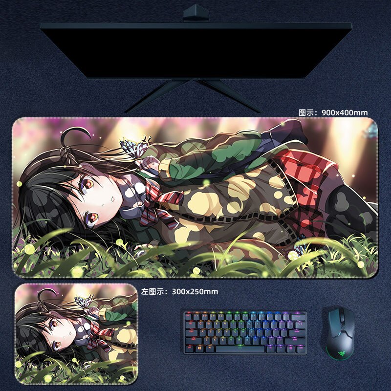 Anime Rent A Girlfriend Mouse Pad Ichinose Chizuru Mami Sumi Ruka Mousepad Computer Laptop Gamer Pad Gaming Accessories Desk Mat