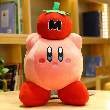 Star Kirby Doll Plush Stuffed Toys Love Chef Strawberry Pillow Pendant Children&#39;s Birthday Christmas Gift