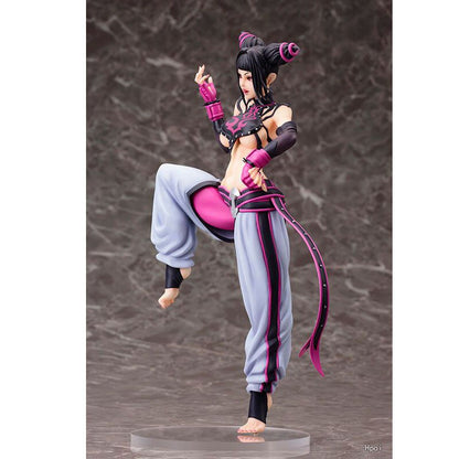 Stock Original Kotobukiya BISHOUJO STATUE Han Juri Street Fighter X Bishoujo Street Fighter Action Anime Figure Model Toys Doll