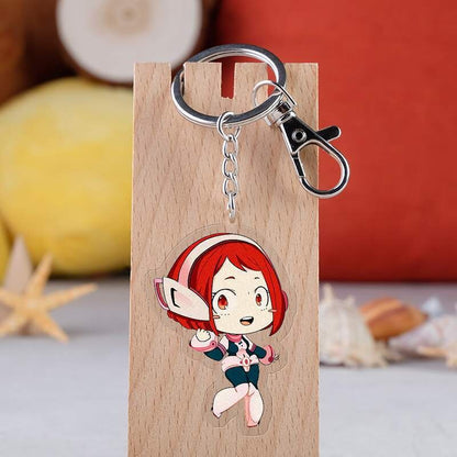 Keychain Anime Character My Hero Academia Deku Acrylic Keyring Japanese Cartoon Bag Handbag Gift For Student Comic Fans