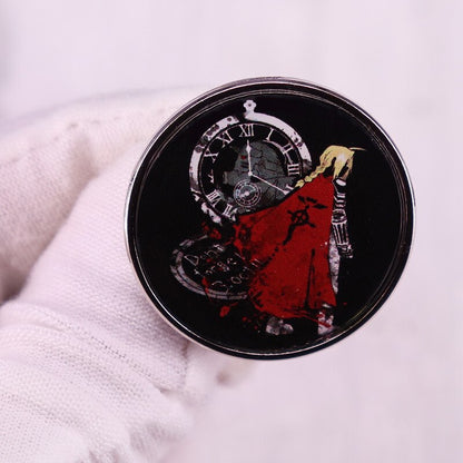 Japan Anime  FULLMETAL ALCHEMIST Enamel Pins Metal Brooch Badge Fashion Jewellery Lapel Hat Backpack Accessory Gifts