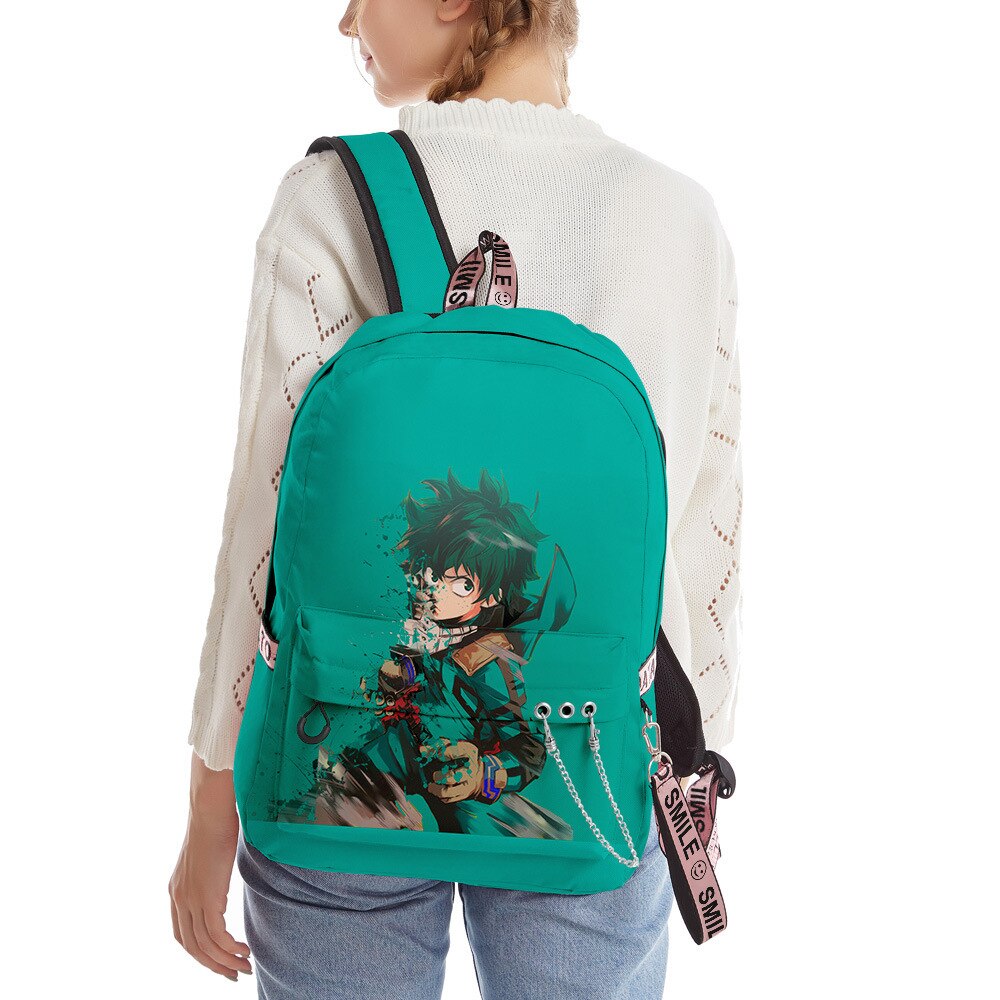 Fashion Novelty My Hero Academia Student School Bags Unisex 3D Print Oxford Waterproof Notebook multifunction Travel Backpacks