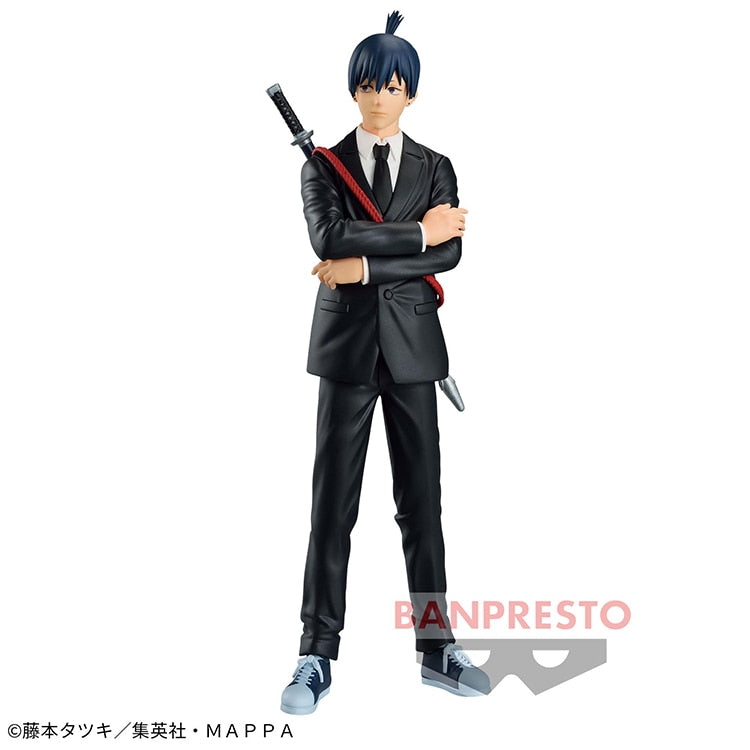 In Stock Original BANPRESTO Chainsaw Man Hayakawa Aki Chain Spirits02 16CM PVC Anime Figure Action Figures Model Toys