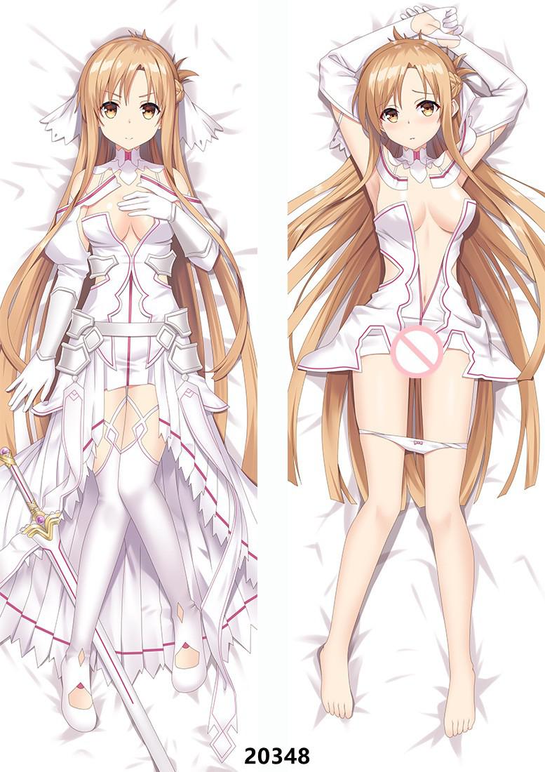 Anime Dakimakura Sword Art Online Alicization War of Underworld Alice Yuuki Asuna Hugging Body Pillow Case Pillow Cover Gift