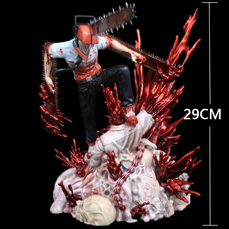 18cm Chainsaw Man Denji Anime Figure Makima Power Action Figure Chainsaw Man Pochita Figurine Adult Collectible Model Doll Toy