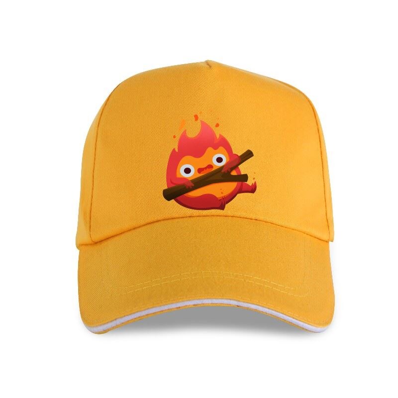 New 2021 The Fire Demon Baseball cap Calcifer Howl Moving Castle Studio Ghibli Men Casual Harajuku Tops Cami