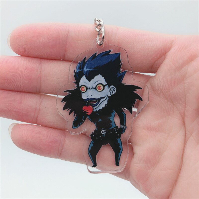 Anime DEATH NOTE Ryuk Keychain Badge Accessories Killer L Lawliet Cosplay Props Cartoon Backpack Pendant