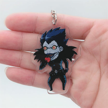 Anime DEATH NOTE Ryuk Keychain Badge Accessories Killer L Lawliet Cosplay Props Cartoon Backpack Pendant