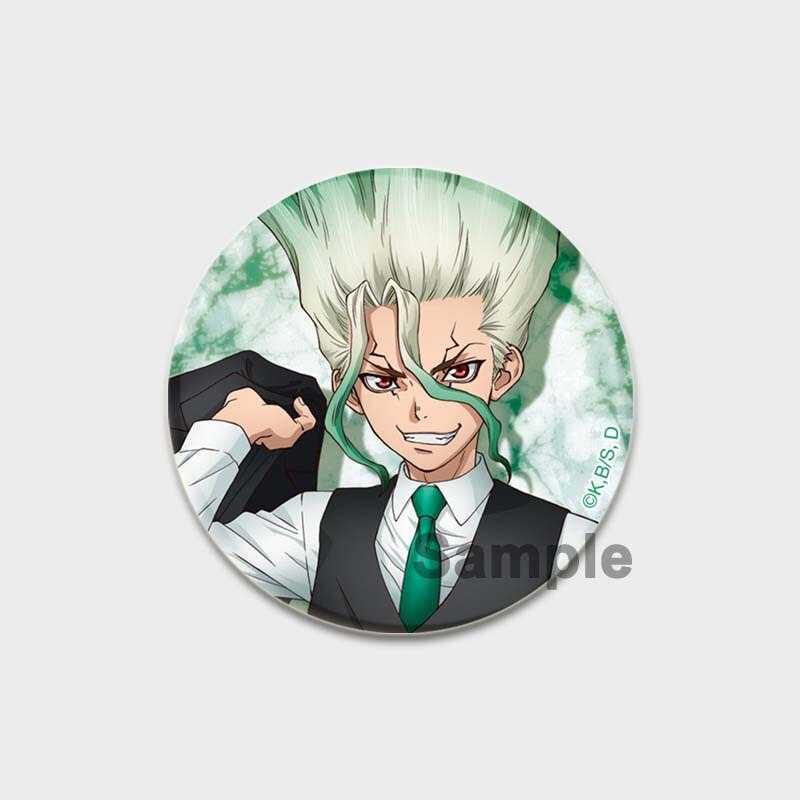 Dr. Stone Lapel Pins Cute Cartoon Figure Enamel Pin Manga Badges for Backpacks Brooches on Clothes Jewelry Accessories Fans Gifts