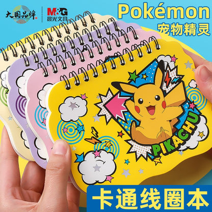 Pokemon Eevee Pikachu Eeveelution Notebook Stationary Set Cartoon Pencil Ruler Eraser Pencil Sharpener Notebook Set Student Gift