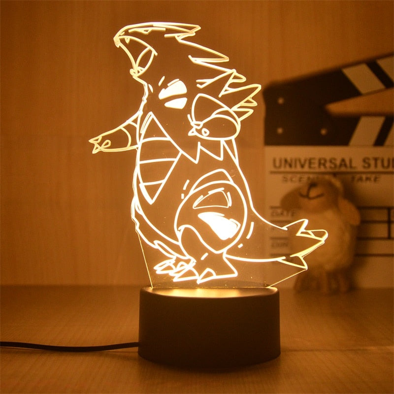 New Pokemon Pikachu Led 3D Night Light Kids Toy Anime Figures Cute Pikachu Bedside Lamp for Children Bedroom Decor Birthday Gift