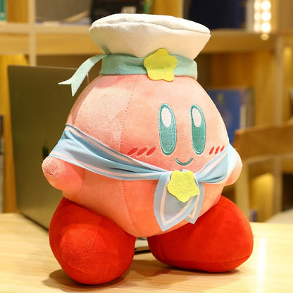 Star Kirby Doll Plush Stuffed Toys Love Chef Strawberry Pillow Pendant Children&#39;s Birthday Christmas Gift