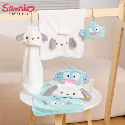 Hangyodon Cartoon Cute Hair Hoop Sanrio Pachacco Creative Plush Absorbent Towel Hand Wipe Sweet Kawaii Birthday Gift