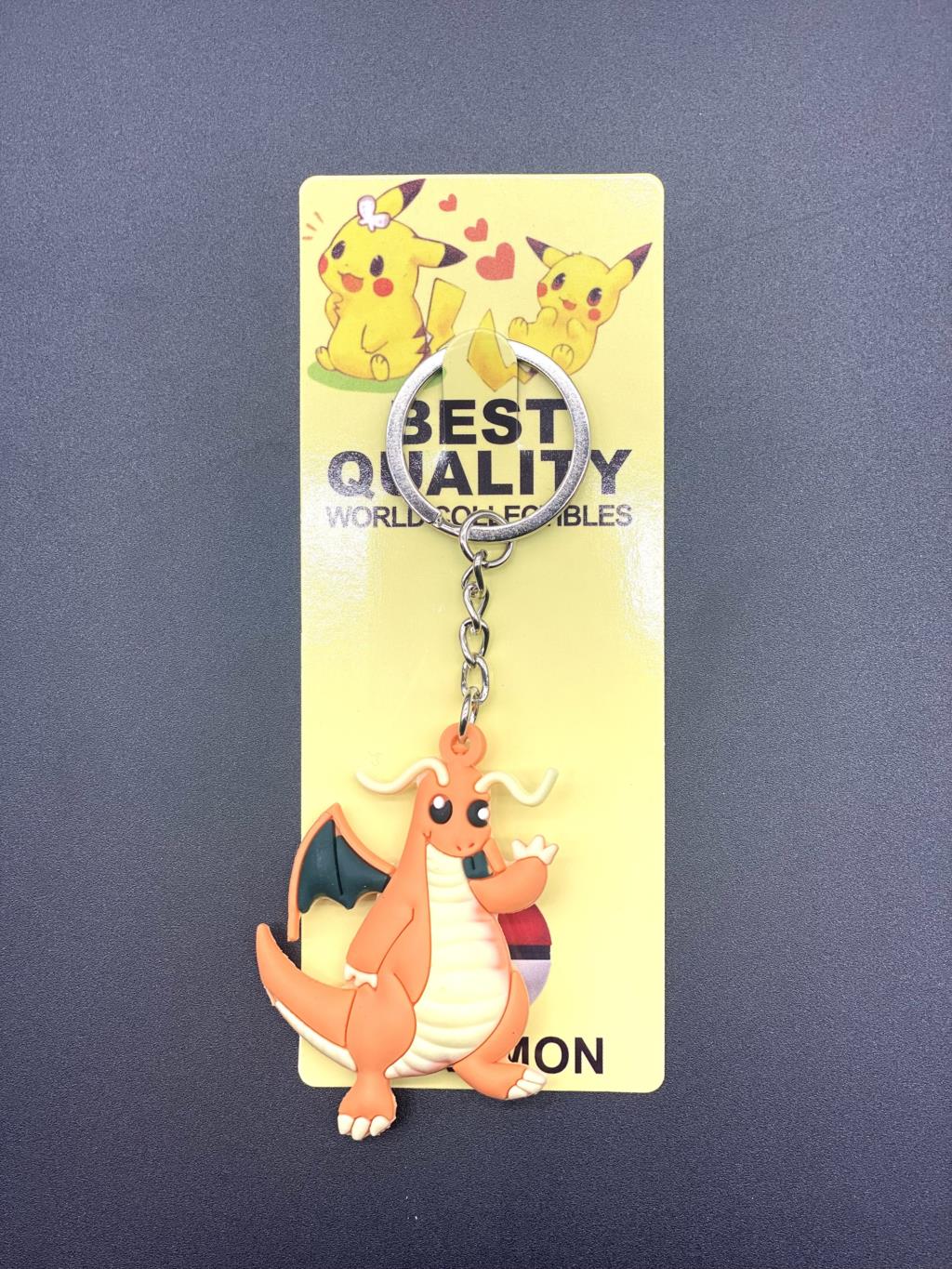 38style Pokemon Anime Action Figures Pikachu Alloy Silicone Keychain Accessories Pendant Bag Key Ring Pendant Birthday Gifts