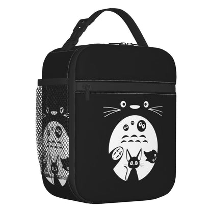 Studio Ghibli Anime My Neighbor Totoro Resuable Lunch Boxes for Women Hayao Miyazaki Cooler Thermal Food Insulated Lunch Bag