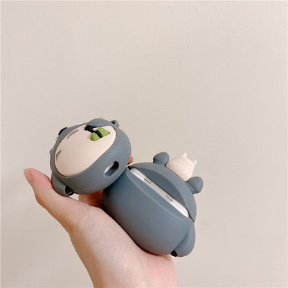 My Neighbour Totoro Case for Airpod 3 Case Airpods Pro 1/2 Silicone Pendant Wireless Bluetooth Earphone Protective Cover Gift