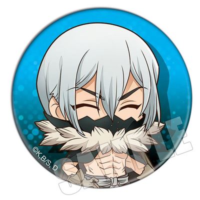 Anime Dr. Stone Ishigami Senkuu Asagiri Gen Shishio Tsukasa Figure 58mm Badge Round Brooch Pin 1930 Gifts Kids Collection Toy