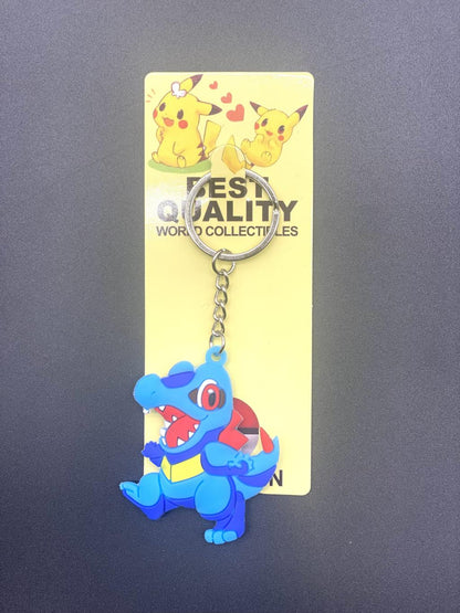 38style Pokemon Anime Action Figures Pikachu Alloy Silicone Keychain Accessories Pendant Bag Key Ring Pendant Birthday Gifts