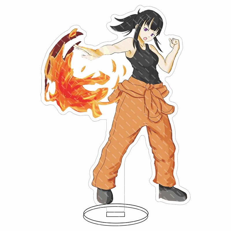 Fire Force Anime Manga Characters Cosplay Acrylic Stand Model Board Desk Interior Decoration Statues Toy Cartoon