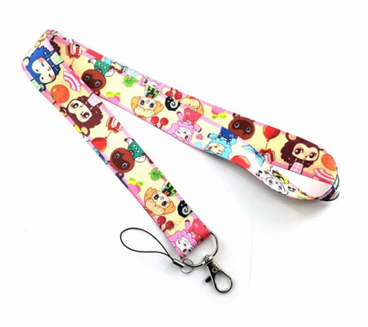 Cartoon Animal Crossing Key Lanyard ID Badge Holders Animal Phone Neck Straps with Keyring Phone Accessories D062