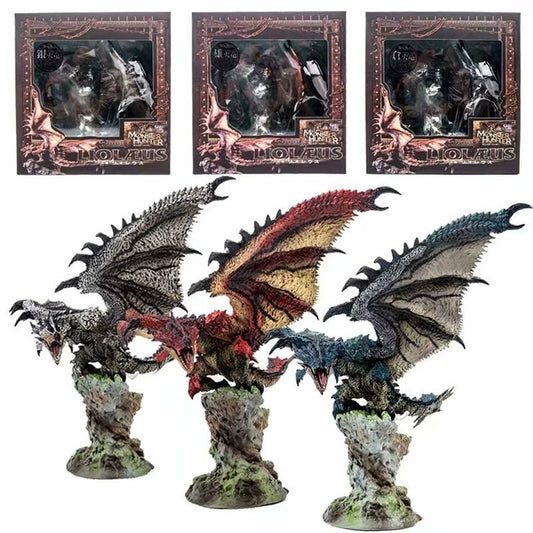 6pcs Set Monster Hunter Game Dragon Anime Figure Hot Dragon PVC Action Figures Collectible Model Toy