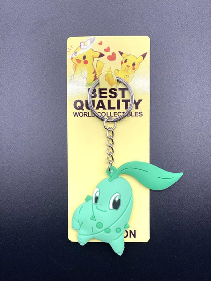 38style Pokemon Anime Action Figures Pikachu Alloy Silicone Keychain Accessories Pendant Bag Key Ring Pendant Birthday Gifts