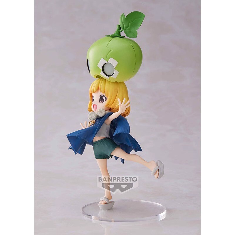 12 Cm Dr. Stone Anime Figure Kawaii Action Figure Double Head Replaceable Cute Pvc Collection Ornaments Model Gifts Toys