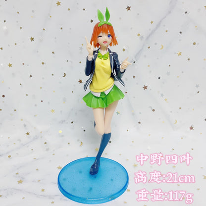 20cm The Quintessential Quintuplets Figure Anime Nakano Miku Action Figure Nakano Ichika Nino Yotsuba Itsuki Figurine Model Doll