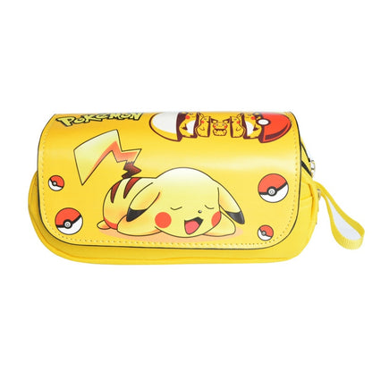 Pokemon Pencil Box Anime cartoon characters Pikachu School Supplies Stationery Schoolbag pencil case Birthday Party Gifts