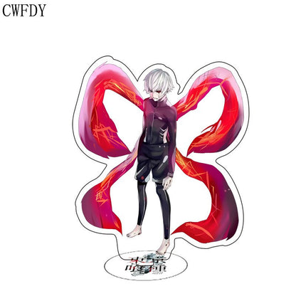 Anime Tokyo Ghoul Arcylic Stand Model Plate Holder Desktop Decor Kaneki Ken Haise Sasak Acrylic Stand Model Toys Keychain 15cm