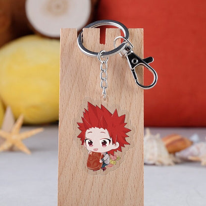 Keychain Anime Character My Hero Academia Deku Acrylic Keyring Japanese Cartoon Bag Handbag Gift For Student Comic Fans