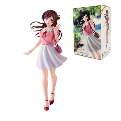 16cm Rent A Girlfriend Anime Figure Chizuru Mizuhara  Ruka Sarashina Sakurasawa Sumi Action Figure Collection Model Doll Toys