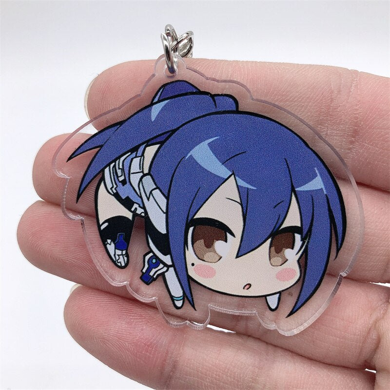 Anime DATE A LIVE Himekawa Yoshino Yatogami Tohka Tokisaki Kurumi Keychain Cosplay Accessories Pendant Cartoon Gift