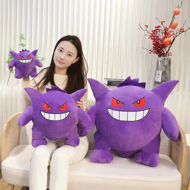 Pokemon Plush 20-60Cm Big Size Cartoon Anime Figure Gengar Plush Stuffed Pocket Monsters Pet Model For Children Birthday Gift