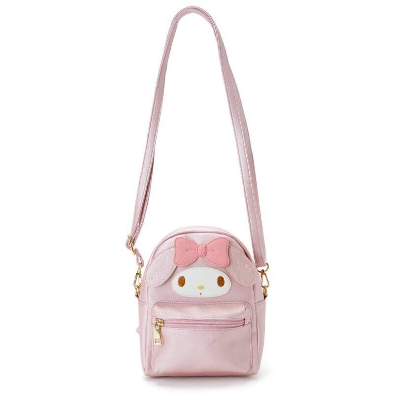 Sanrio Kawaii Hello Kitty Cinnamoroll My Melody Kuromi Pom Pom Purin Backpack Crossbody Messenger Bag Small Schoolbag Y2k Bag