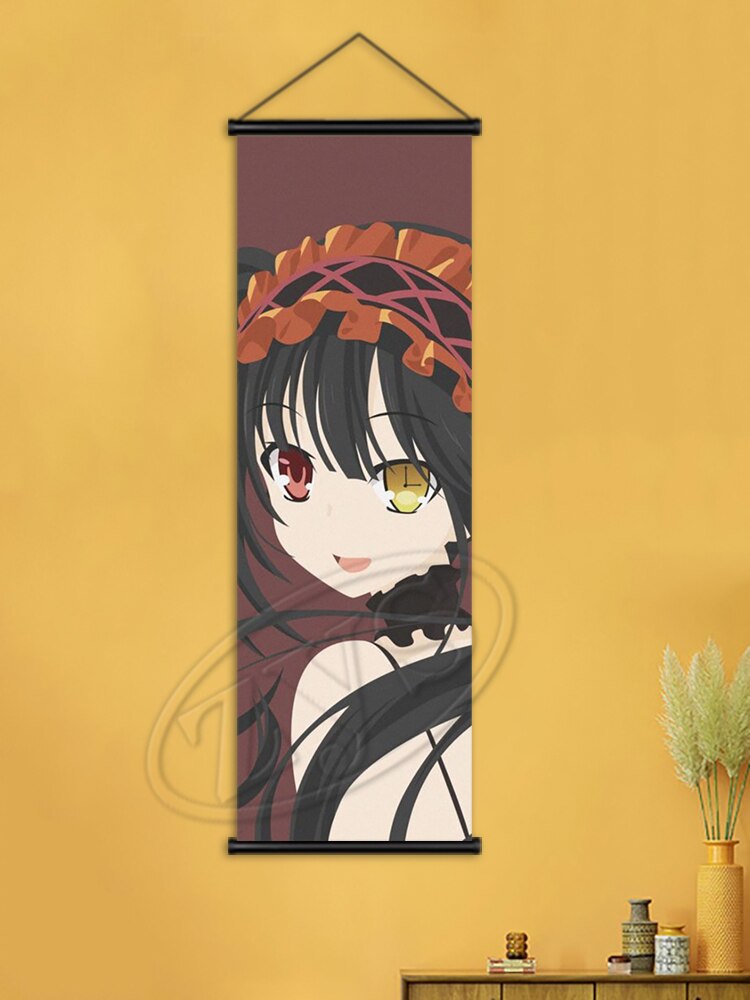 Classic Art Japanese Anime Poster Canvas Date a Live Painting HD Print Wall Home Cudros Hanging Scrolls Mural Bedroom Decoration