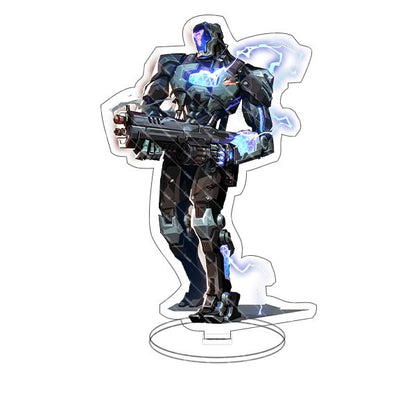 Game Figure Valorant Sage Killjoy Jett Sova Cypher Salvia Acrylic Stand Model Plate Desk Decor Standing Sign Figures Fans Gifts