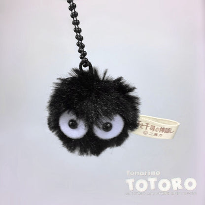 Plush My Neighbor Totoro Keychain Spirited Away Fairy dust Keyrings fit Bag Charms Purse Accessory for Miyazaki Hayao Comic Fans