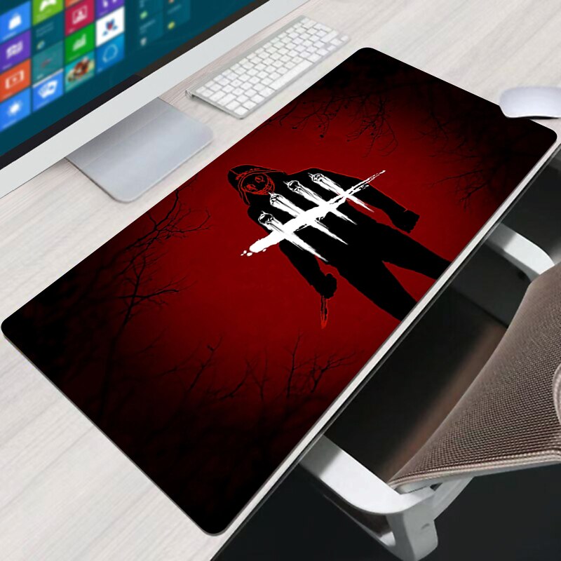 Large Mouse Pad Gamer Dead By Daylight Pc Gaming Accessories Mousepad Deskmat Non-slip Mat Mousepad Mats Keyboard Cabinet Pads