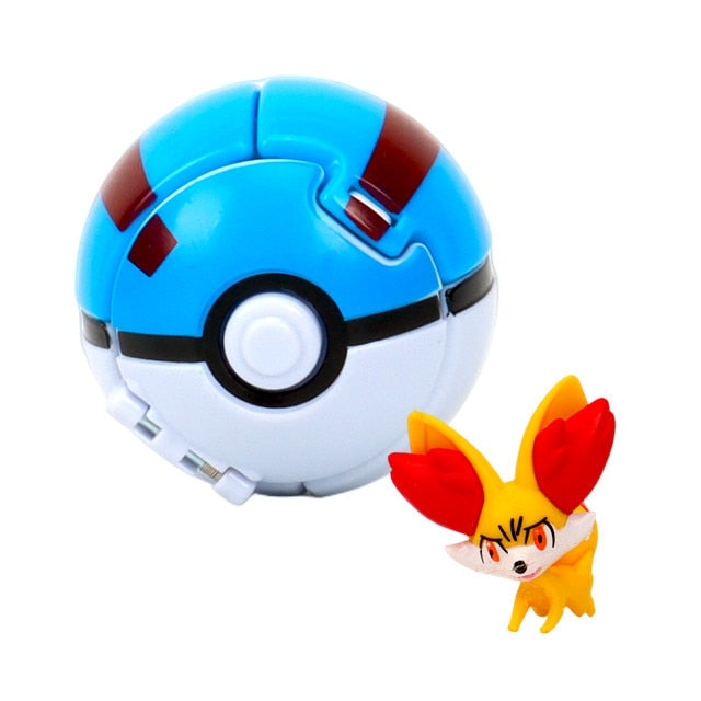 Pokemon Ball Pokeball Anime Figure Pikachu Squirtle Pocket Monster Variant Pokémon Elf Ball Toy Action Model Gift