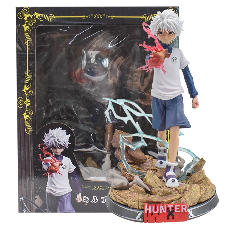 33cm Hunter x Hunter Anime Figure Kurapika/Alluka Zoldyck Action Figure Gon Freecss/Killua Zoldyck Figurine Model Doll Toys