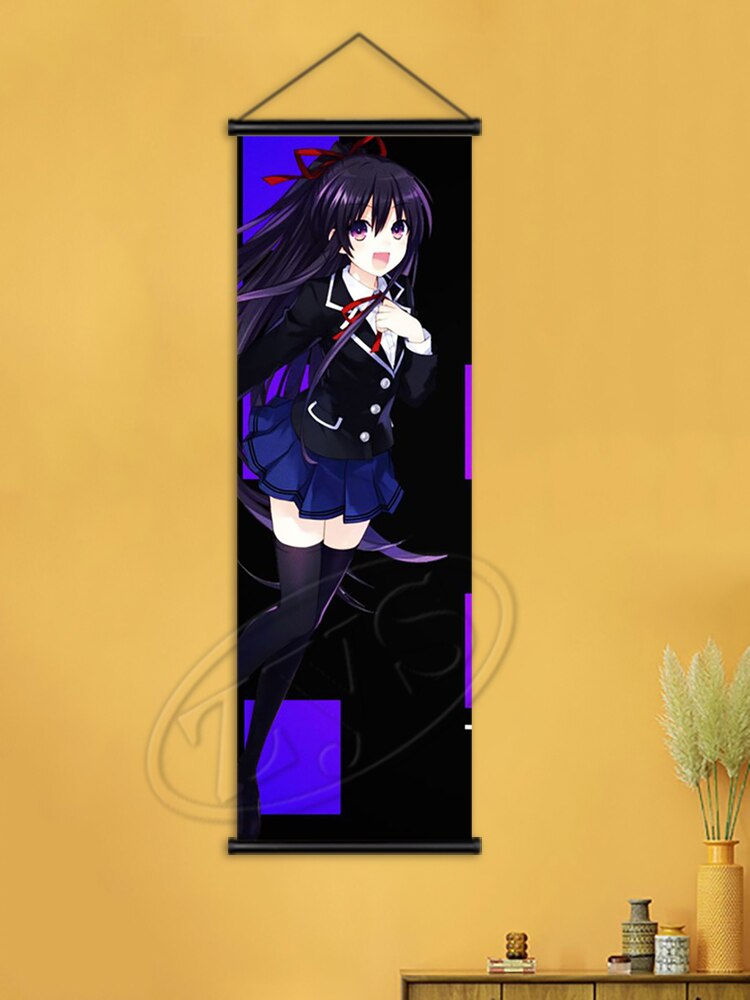 Classic Art Japanese Anime Poster Canvas Date a Live Painting HD Print Wall Home Cudros Hanging Scrolls Mural Bedroom Decoration